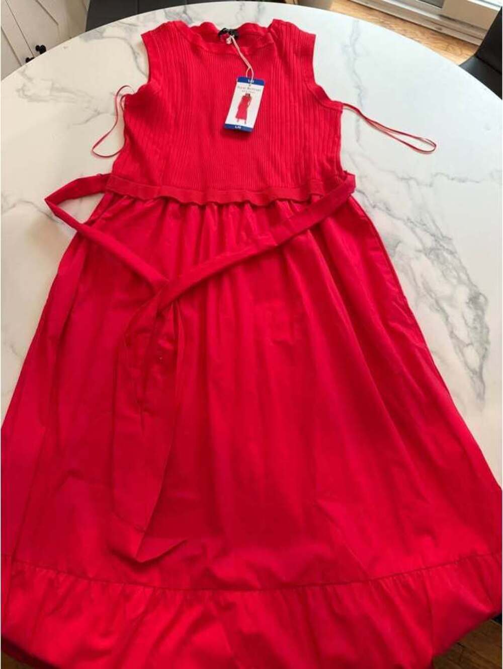 Red Summer dress- large